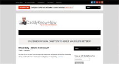 Desktop Screenshot of daddyknowhow.com