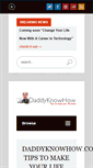 Mobile Screenshot of daddyknowhow.com